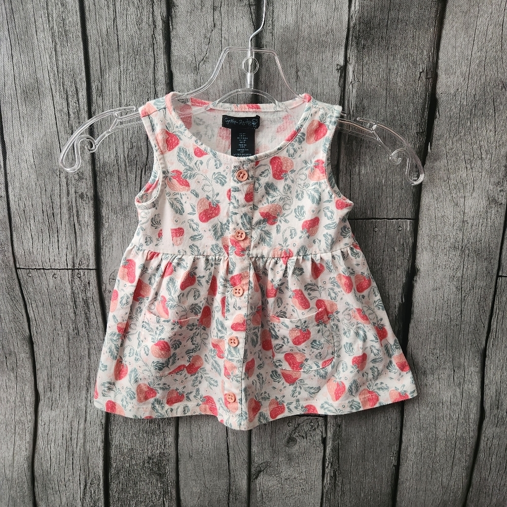 Cynthia Rowley Strawberry Sleeveless Top‎